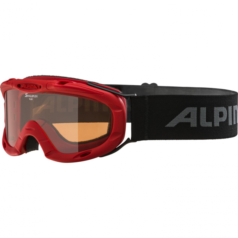 Очки горнолыжные Alpina Ruby S Sh Red Sh S1 детские (арт. A7050451) - 